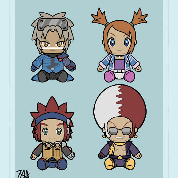 trainer plush - Micheal & wes