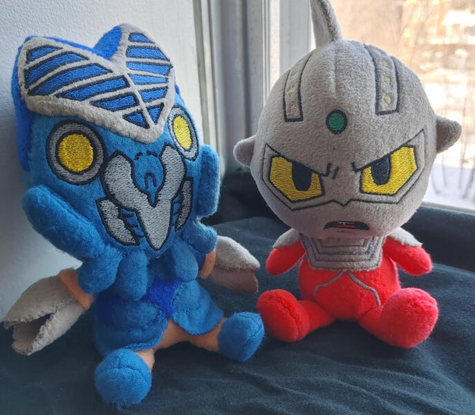 Chibi - Ultraseven and Alien Baltan