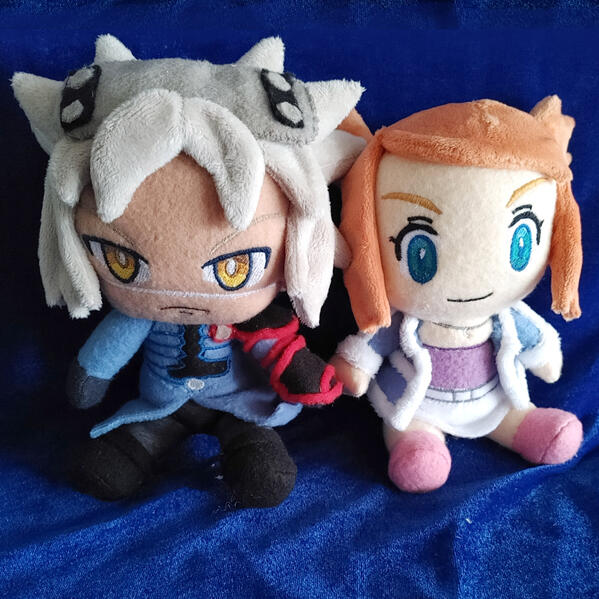 trainer plush - Wes &amp; Rui (Pokemon Colosseum)