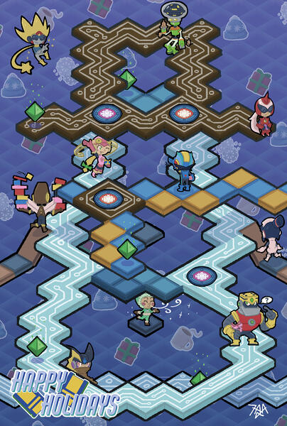 Holiday Card 25' - Mega Man Battle Network