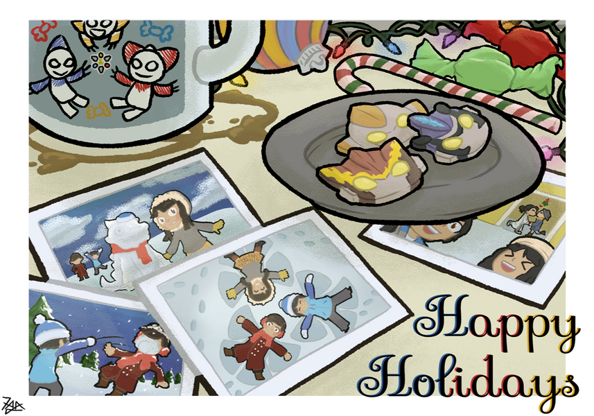 Holiday Card 22' - Ultraman R/B