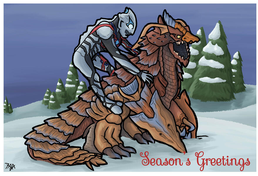 Holiday Card 23' - Ultraman Blazar