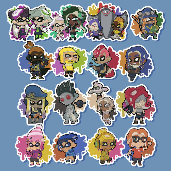 Stickers - Splatoon