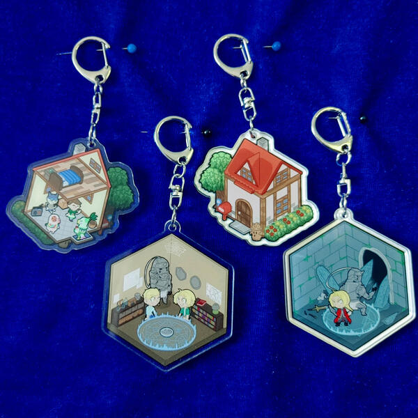 Isometric Keychain - misc