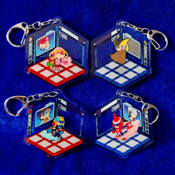 Isometric Keychain - Battle Network